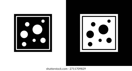 Heat Map icon Set collection. Vector silhouette.