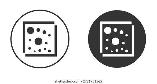 Símbolos simples del Clipart de la forma del icono de la silueta del mapa del calor