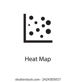 Heat Map icon. simple flat Heat Map icon on white background..eps