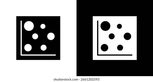Icono de mapa de calor Ilustraciones de Clipart de Vector en estilo plano