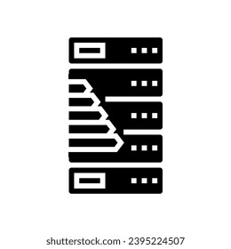heat pump energy efficient glyph icon vector. heat pump energy efficient sign. isolated symbol illustration