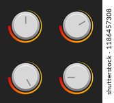 Heat or sound switch vector set in different settings.