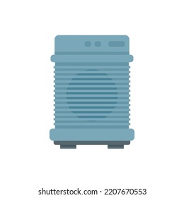 Heat ventilation icon. Flat illustration of Heat ventilation vector icon isolated on white background