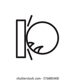 heat the wall emoticon icon illustration isolated vector sign symbol