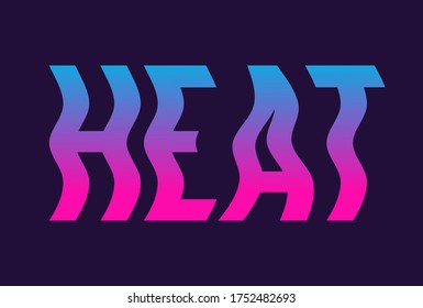 Heat Wave Logo Gradient Letter