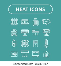 Heat web icons