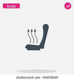 Heated seat icon.