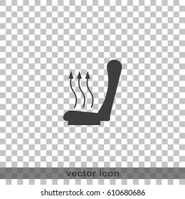 Heated seat icon.