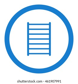 Heated towel rail icon vector