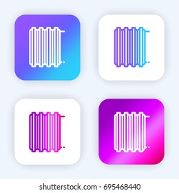 Heater bright purple and blue gradient app icon