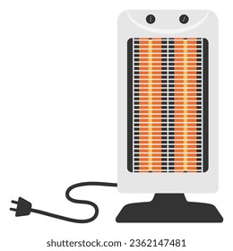 Icono del calentador. Ilustración vectorial plana