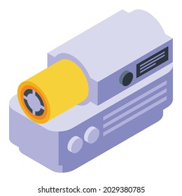 Heater icon isometric vector. Home electric. House heater