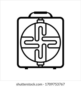 Heater Icon, Heater Vector Art Illustration
