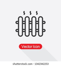 Heater Icon Vector Illustration Eps10