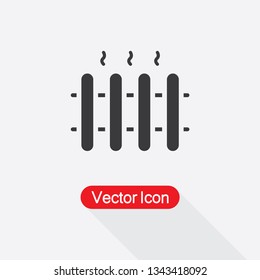 Heater Icon Vector Illustration Eps10