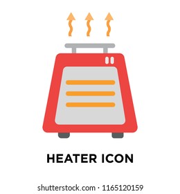 Heater icon vector isolated on white background, Heater transparent sign , weather symbols