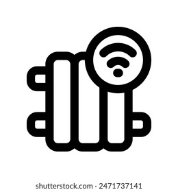 heater icon. vector line icon for your website, mobile, presentation, and logo design.