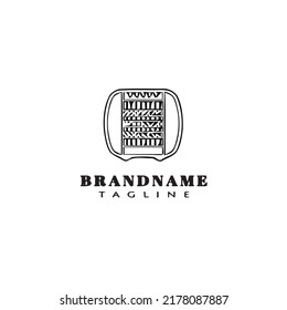 heater logo design template black modern isolated vector illustration