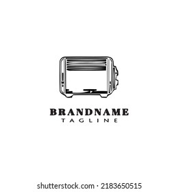 heater logo design template black modern isolated vector illustration