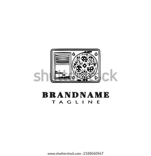 Heater Logo Design Template Black Modern Stock Vector (Royalty Free) 2188060967 Shutterstock