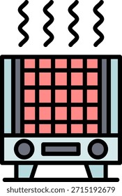 Calentador Nuevo diseño creativo de iconos vectoriales