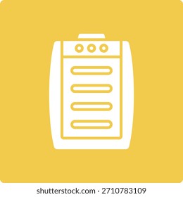 Icono de Vector del calentador. Se puede utilizar para aplicaciones de impresión, móviles y de Web.