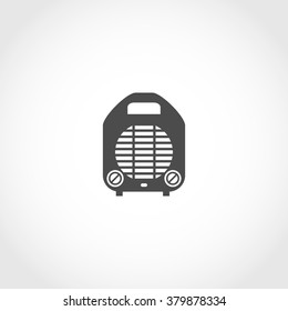 Heater vector icon. Climatic equipment vector icon.