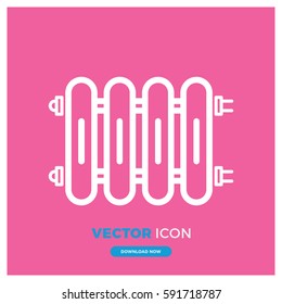 heater vector icon illustration