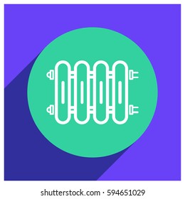 heater vector icon illustration