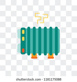 Heater vector icon isolated on transparent background, Heater logo concept