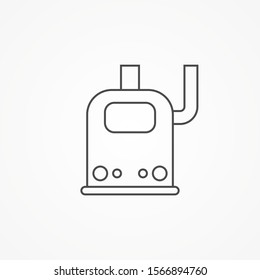 Heater vector icon sign symbol