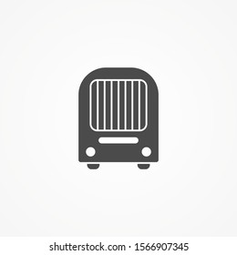 Heater vector icon sign symbol