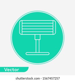 Heater vector icon sign symbol