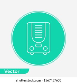 Heater vector icon sign symbol