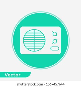 Heater vector icon sign symbol