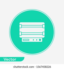 Heater vector icon sign symbol