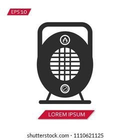 heater vector icon symbol