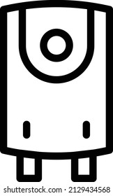 heater Vector illustration on a transparent background. Premium quality symbols. Glyphs  vector icon for concept and graphic design.