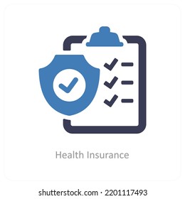 Heath Insurance Medical Icon Concept Stock Vector (Royalty Free ...