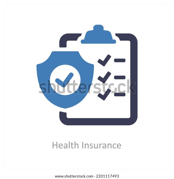 Heath Insurance Medical Icon Concept Stock Vector (royalty Free 