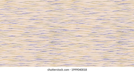 Heather beige Marl Triblend textile vector seamless pattern. Cotton fabric repeat texture. Jersey swatch. Melange woven knitwear.