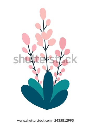 Similar – Image, Stock Photo Heather / heather on the windowsill, reflection