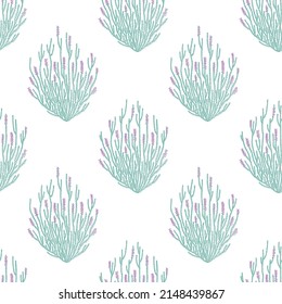 Patrón ininterrumpido de calor sobre fondo blanco. Uniforme estático decorativo. Antecedentes románticos para el diseño de tejidos femeninos. Ilustración vectorial plana.