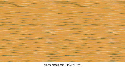 Heather yellow  Marl Triblend textile vector seamless pattern. Cotton fabric repeat texture. Jersey swatch. Melange woven knitwear.