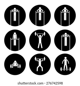 Heathy Lifestyle design over white background, vector illustration