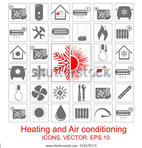 Set condition. Приложение Air conditioning setting. HVAC icon.