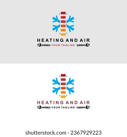 Heating And Air - Heatign And Cooling Logo