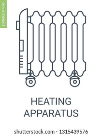 Heating apparatus icon