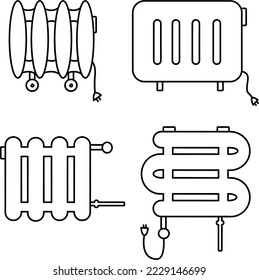 heating battery for apartments, radiators