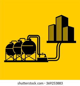 Heating city system.